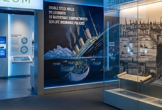 Across the oceans. Museum exhibition concept.